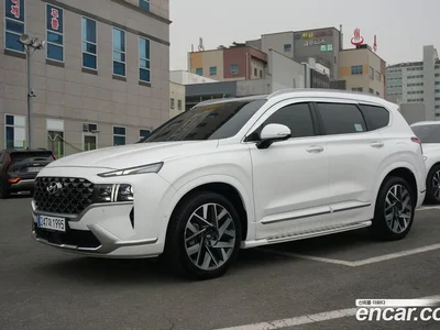 2021 Hyundai Santafe Diesel 2.2 4WD, фото 2, лот 10097457
