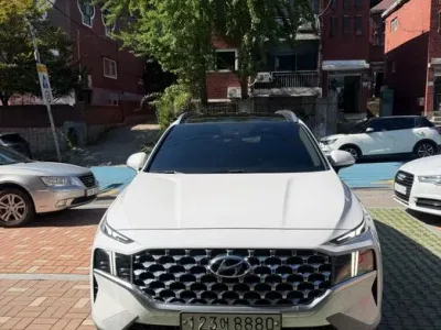 2021 Hyundai Santafe Diesel 2.2 4WD, фото 1, лот 10398484