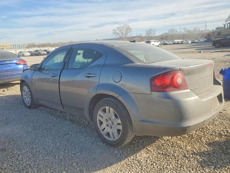 2012 DODGE AVENGER SE, фото 2, лот 10805073