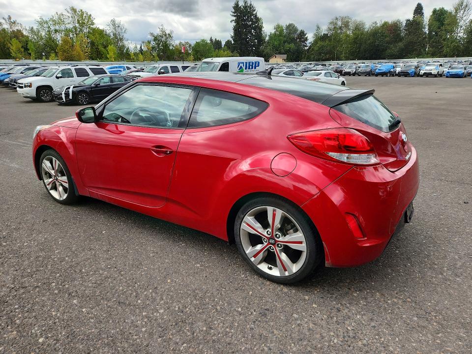 2016 HYUNDAI VELOSTER BASE, фото 2, лот 11143827