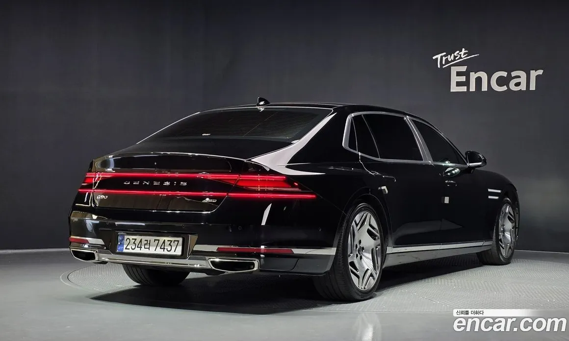 2022 Genesis G90 Gasoline 3.5 Turbo e-S/C AWD LWB, фото 2, лот 11133489