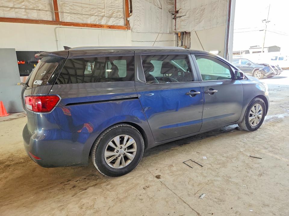2016 KIA SEDONA LX, фото 3, лот 11108557