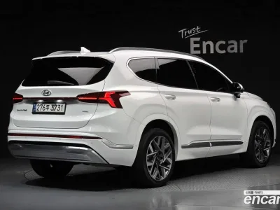 2021 Hyundai Santafe Diesel 2.2 4WD, фото 2, лот 10216744