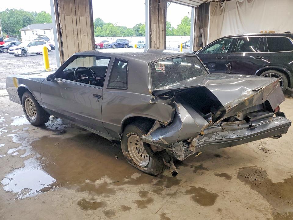 1986 CHEVROLET MONTE CARLO, фото 2, лот 10976628
