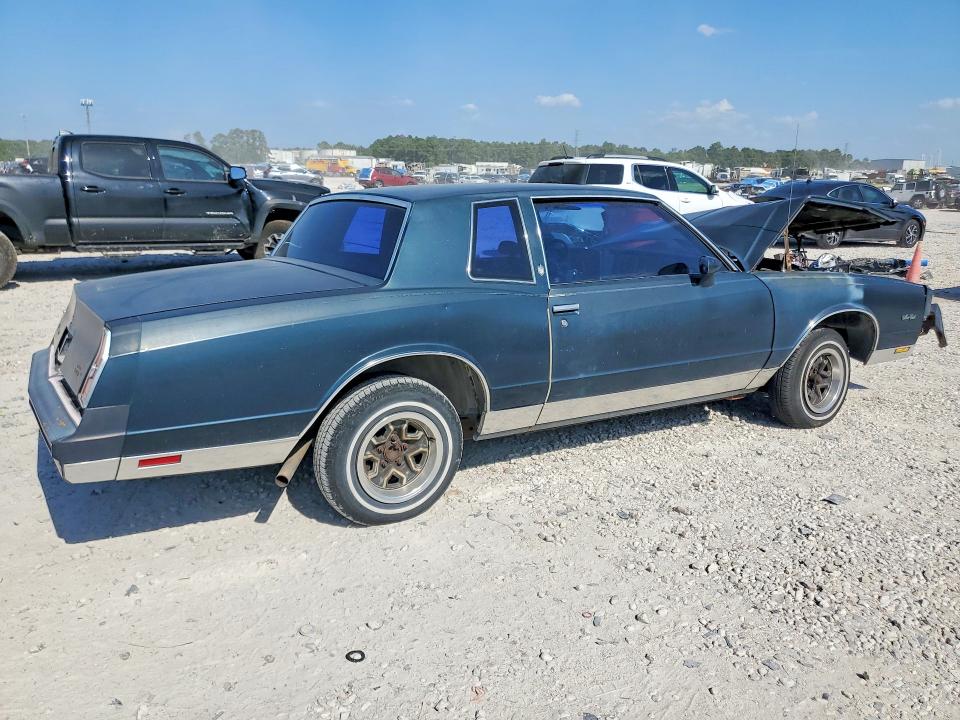 1985 CHEVROLET MONTE CARLO, фото 3, лот 10729702