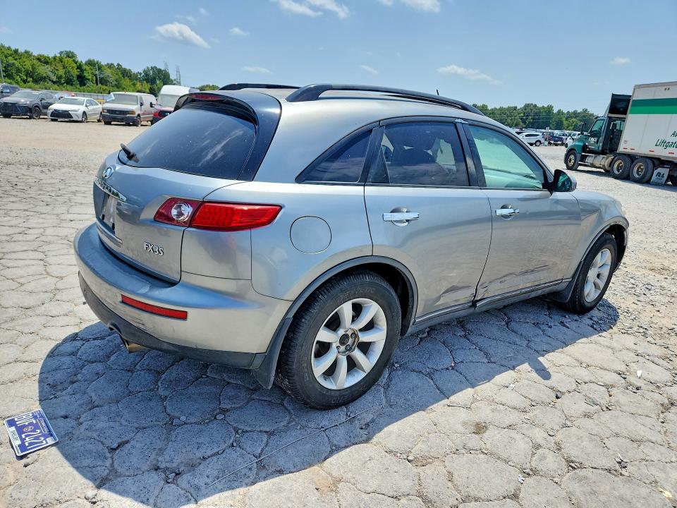 2005 INFINITI FX35 BASE, фото 3, лот 10963838