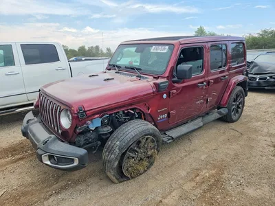 2021 JEEP WRANGLER UNLIMITED SAHARA 4XE, фото 1, лот 10903696
