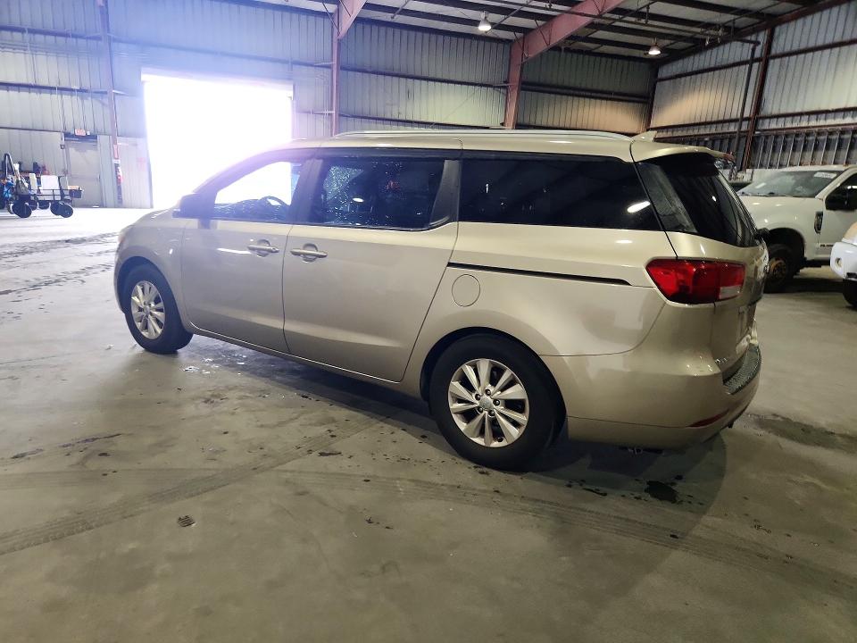 2016 KIA SEDONA LX, фото 2, лот 11176225