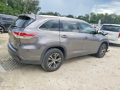 2016 TOYOTA HIGHLANDER XLE, фото 3, лот 10527557