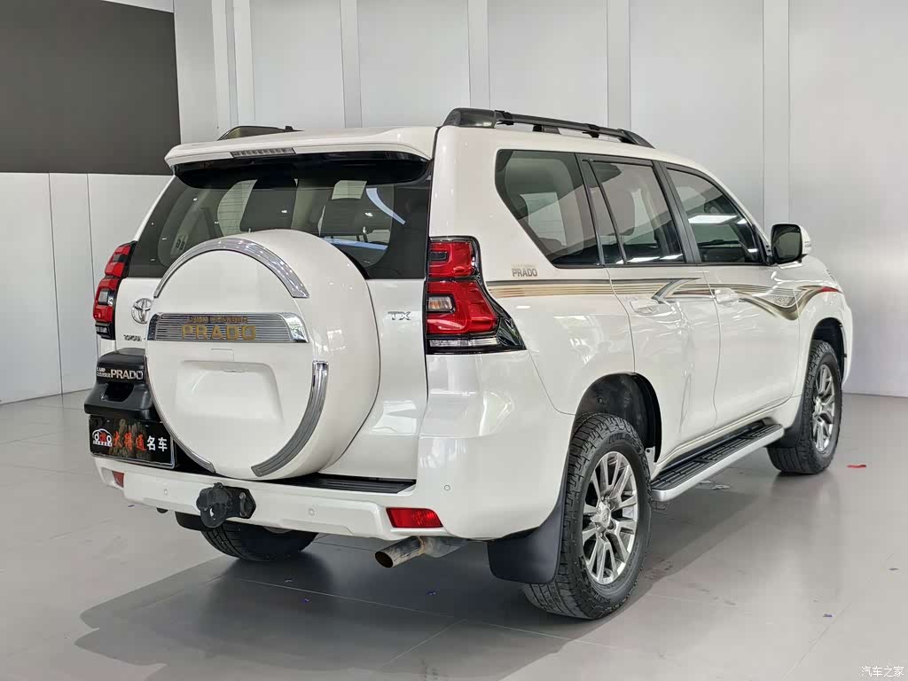 2018 Toyota Prado 3.5L Automatic TX-L Rear-mounted Spare Tire, фото 3, лот 11204177