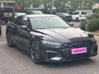 2025 Audi A7L Model Year 45 TFSI quattro Black Knight Edition, фото 3, лот 11579560