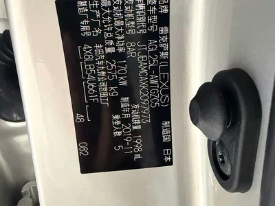 2020 Lexus RX 300 4WD Elegance Edition China VI, фото 4, лот 10313261