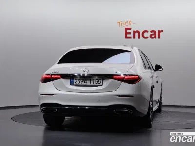 2021 Mercedes-Benz S-Class S500L 4MATIC, фото 3, лот 10078395