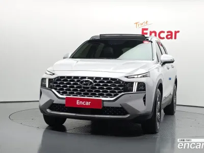 2021 Hyundai Santafe Diesel 2.2 4WD, фото 3, лот 10197852
