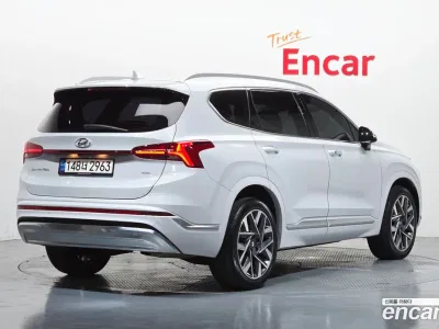 2021 Hyundai Santafe Diesel 2.2 4WD, фото 2, лот 10128591