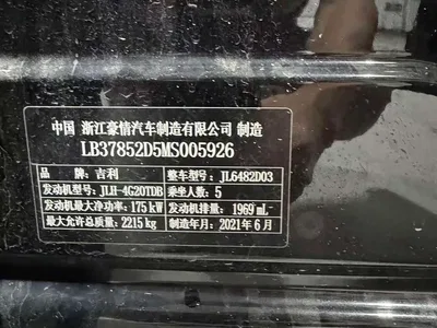 2021 Geely Xingyue L 2.0TD High-Power AWD Premium, фото 2, лот 10309774