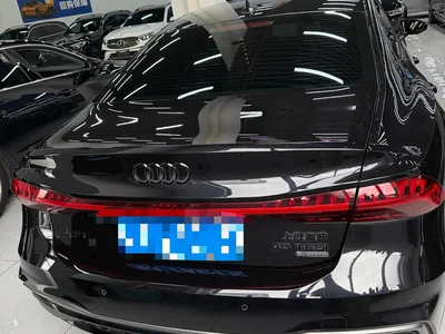 2025 Audi A7L Model Year 45 TFSI quattro Black Knight Edition, фото 2, лот 10765439