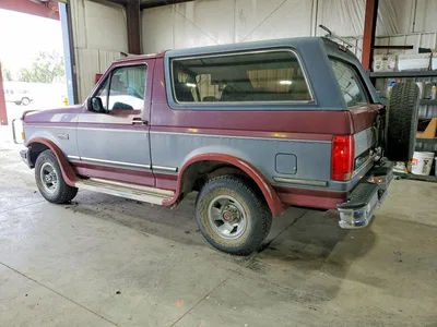 1992 FORD BRONCO U100, фото 2, лот 10979186