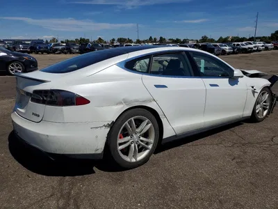 2015 TESLA MODEL S P85D, фото 3, лот 10854651