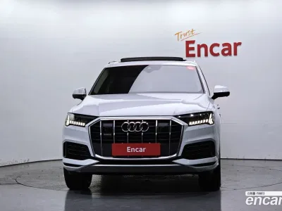 2021 Audi Q7 45 TDI Quattro, фото 2, лот 10090394