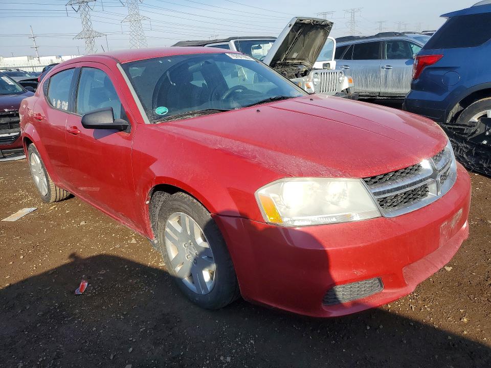 2012 DODGE AVENGER SE, фото 4, лот 10805012