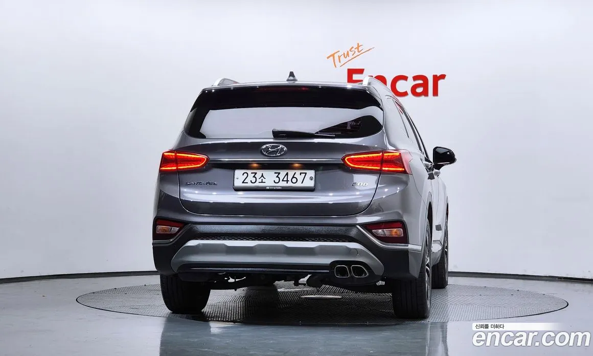 2019 Hyundai Santafe Diesel 2.0 2WD, фото 4, лот 11198243