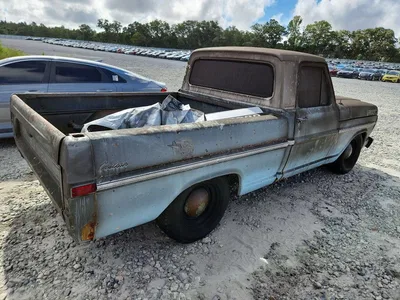 1968 FORD F100, фото 3, лот 10574911
