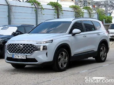 2021 Hyundai Santafe Diesel 2.2 4WD, фото 2, лот 10220941