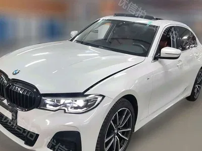 2022 BMW 3 Series 325Li M Sport Package, фото 1, лот 10771305