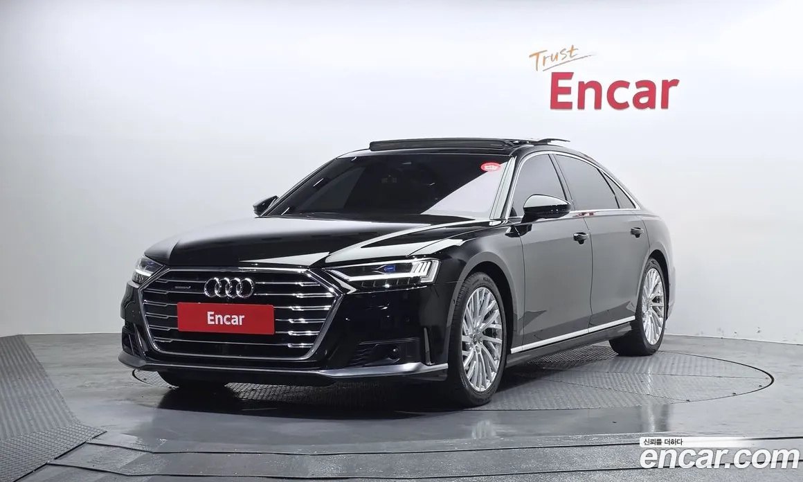 2021 Audi A8 55 TFSI Quattro LWB, фото 1, лот 10145414