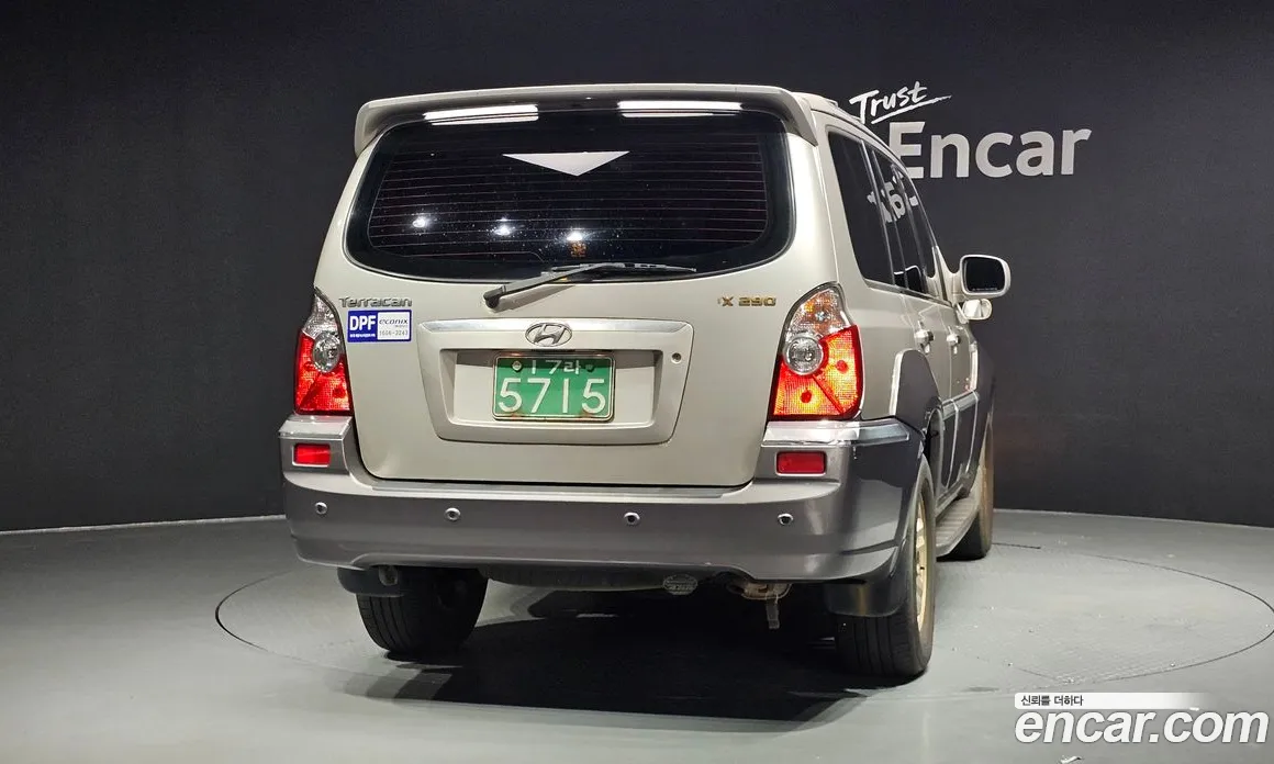 2004 Hyundai Terracan 4WD JX290 Gold, фото 4, лот 10138971