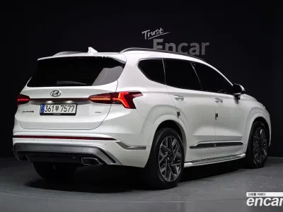 2021 Hyundai Santafe Diesel 2.2 4WD, фото 2, лот 10127615