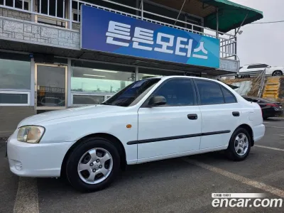 2001 Hyundai Verna 4DR 1.3 SL, фото 2, лот 10047603