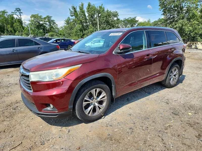 2015 TOYOTA HIGHLANDER XLE, фото 1, лот 10545275
