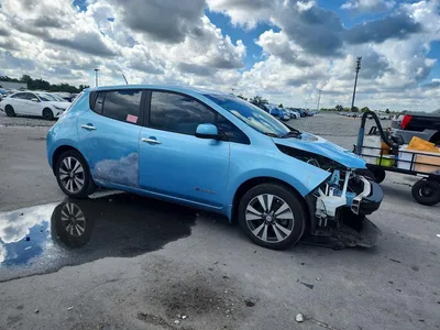 2015 NISSAN LEAF SL, фото 4, лот 10760546