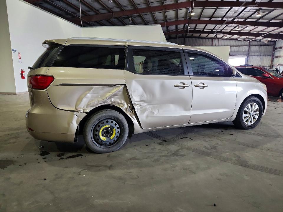 2016 KIA SEDONA LX, фото 3, лот 11176225