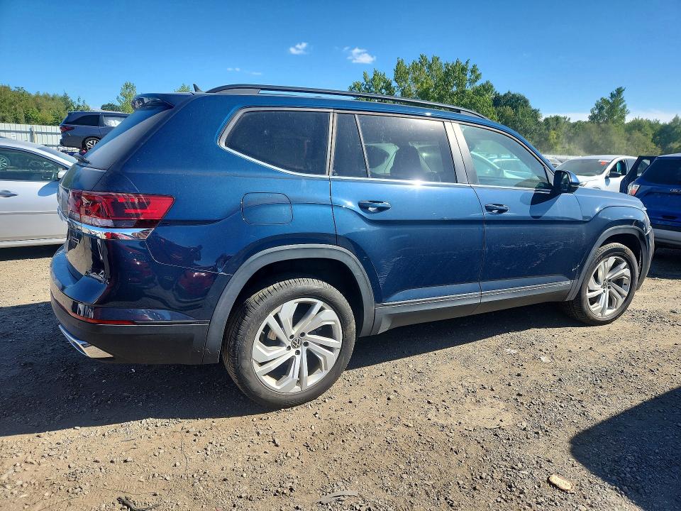 2021 VOLKSWAGEN ATLAS SE, фото 3, лот 11207186