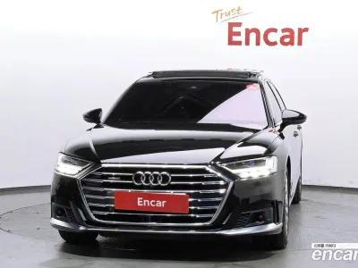 2021 Audi A8 55 TFSI Quattro LWB, фото 2, лот 10096925