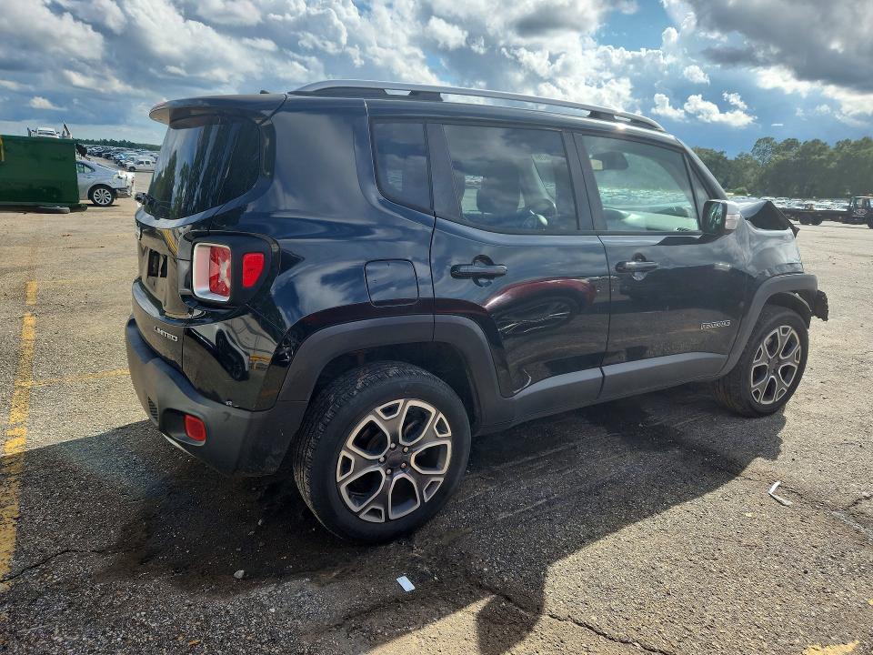 2016 JEEP RENEGADE LIMITED, фото 3, лот 11176420